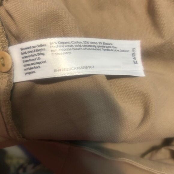 Eileen Fisher Tan side zip ankle pants, size XL - Picture 4 of 4